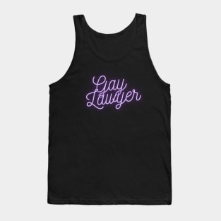 Gay Lawyer - Purple Tank Top